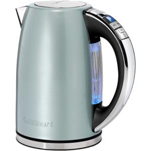 Cuisinart Bollitore elettrico Multi-Temp Jug | Ebollizione rapida | Senza fili | Verde, finitura in acciaio inox | Capacità 1,7L| Temperatura regolabile | Filtro lavabile rimovibile