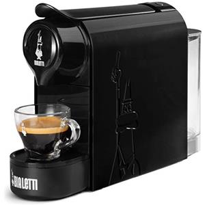 Bialetti Gioia, Macchina Caffè Espresso, Funziona esclusivamente con Capsule Bialetti, Nero