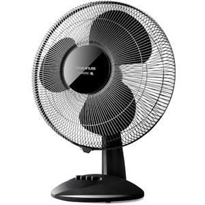 Taurus Greco 16 Elegance Ventilatore da Tavolo, 40 W, 5.3 tons, 46.69 Decibel, Plastica, Nero