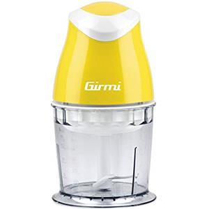 Girmi TR01 Tritatutto, 350 W, Lame Inox, Dispositivo di sicurezza, Funzionamento PULSE, 500 ml, Giallo