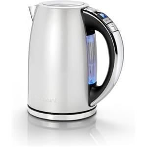 Cuisinart Bollitore elettrico Multi-Temp Jug | Ebollizione rapida | Senza fili | Grigio perla, finitura in acciaio inox | Capacità 1,7L | Temperatura regolabile | Filtro lavabile rimovibile