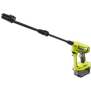 RYOBI RY18PW22A-0 - Pulitore a media pressione senza fili, 18 V, ugello 3 in 1, ugello turbo per applicazioni di pulizia difficili, getto di ventaglio a 15° per la pulizia generale, senza batteria