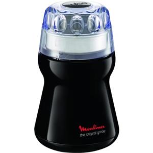 Moulinex AR1108 The Original Grinder, Macinacaffè, sistema di blocco, premere il tappo per macinare, pala in acciaio, 180 W, 0.50 Kg, Nero