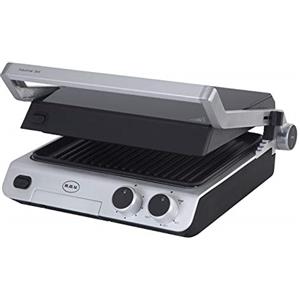 RGV Industrial Grill Griglia di Contatto da Tavolo Elettrico 2000W Acciaio Inossidabile