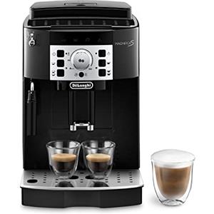 De'Longhi Magnifica S ECAM22.110.B, Macchina da caffè Automatica, Chicchi macinati al momento, 4 Bevande One Touch, Montalatte classico, Spegnimento Programmabile, Nero