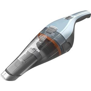 BLACK+DECKER, Aspirabriciole Senza Fili a Batteria Litio Bocchetta Estensibile e Doppio Sistema di Filtraggio,Contenitore Rimovibile, Supporto a Muro, Capacità 385 ml, 7.2V, 5.4Wh, Azzurro. NVC215W-QW