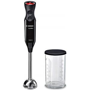 Bosch ErgoMixx Style Hand Blender - Frullatore a Immersione Portatile con Motore da 1000 W, 12 Impostazioni di Velocità, Lama a 4 Ali, Bicchiere Graduato, Piede Mixer in Acciaio Inox