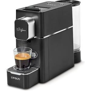 Polti Coffea S15B, Macchina per Caffè Espresso, Compatibile con Cialde E.S.E. 44 mm, Serbatoio 0.85L, Pressione Pompa 19 Bar, Nero