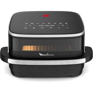 Moulinex Easy Fry XL Surface, Friggitrice ad Aria XL con Cestello Antiaderente e Finestra di Osservazione, Tecnologia Extra-Crisp e Doppia Resistenza, Cottura fino a 230°, AL4018