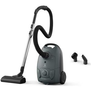 Electrolux EB51C1OG Aspirapolvere con Sacco, 500 Bagged Cleaner, Elevata filtrazione, Aspirapolvere Potente 650W, 3L Capacità Sacchetto, Aspirapolvere a traino, 78 dB, Verde Oceano