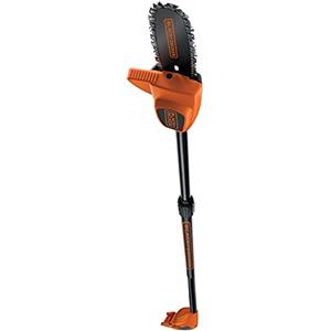 BLACK+DECKER Motosega a Batteria Litio - Potatrice da Giardino Asta regolabile fino a 4 metri, Impugnatura Ergonomica Antiscivolo 18 V, GPC1820LB-QW