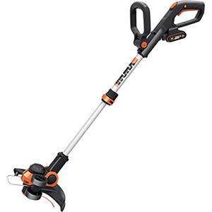 WORX WG163E.1 Decespugliatore Tagliabordi a Batteria 20V, stelo in Alluminio regolabile , Rasaerba Elettrico da Giardino, Diametro Taglio 30 cm e filo da 1.65 mm - 1 Batteria Inclusa