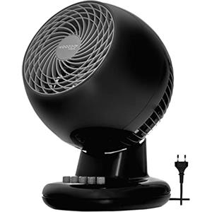 Iris Ohyama Woozoo, 13m², Ventilatore da Tavolo, Ventilatore da Scrivania, Nero, Oscillazione, Silenzioso, Portatile, Per Camera Da Letto, Soggiorno, Raffreddamento, Potente, PCF-M15