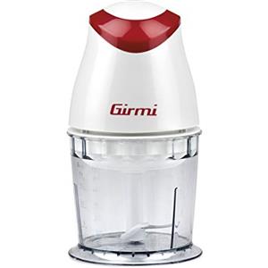 Girmi TR01 Tritatutto, 350 W, Lame Inox, Funzionamento PULSE, 500 ml, Bianco