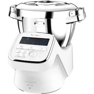 Moulinex HF908120 Companion XL, Robot da Cucina collegato, Alluminio, 12 velocità, Grigio