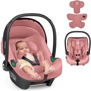 LIONELO ASTRID i-Size Seggiolino Auto Neonati 40-87cm Ovetto gr 0+ Montaggio rivolto all'indietro, Cintura di sicurezza a 3punti Protezione laterale Inserto Dri-Seat