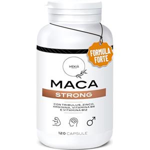 Mekià® integratori sessuali per uomo di Maca, Arginina, Tribulus, Zinco e Vitamine B, Energia, Resistenza e Virilità per Uomo e Donna Boost testo Prestazioni integratore sessuale uomo