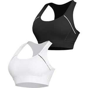 Irdcomps Reggiseno Sportivo Donna Senza Ferretto Reggiseno Push up Antiurto ad Alta Elasticità Adatto per Palestra Corsa Yoga