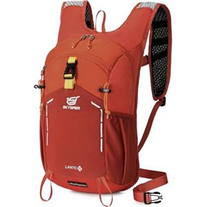 SKYSPER Zaino da Hiking 15L, Zainetto da Escursione Leggero e Traspirante Resistente all'acqua per Trekking Escursionismo Viaggio Ciclismo