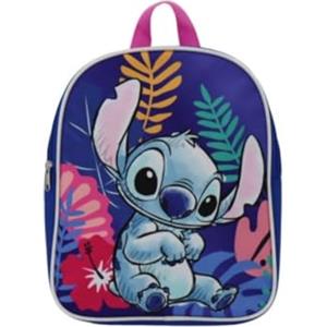 mybagstory - Zaino con stitch per la scuola materna - Lilo e Stitch - Blu - Bambino - Scuola - Scuola - Asilo - Asilo - Dimensione 25 cm - Spallacci regolabili - Idea Regalo, Stitch - Blu, Enfant