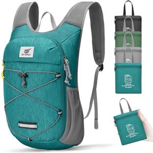 SKYSPER Zaino Trekking 10L, Zaino Ultraleggero Pieghevole Piccolo Zaino per Uomo Donna Zaino da Trekking per Viaggio Escursoione Gita Bici