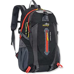 OcioDual Zaino da Trekking 30 Litri Nero GF80764 Multifunzionale Resistente all'Acqua Viaggio Escursione Hikking Montagna