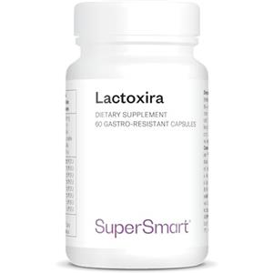 Supersmart - Lactoxira - Integratore Alimentare Con 8 Fermenti Lattici Vivi Probiotici (Lactobacillus & Bifidobacterium) - Rinforza il Sistema Immunitario - Migliora l'Umore | No OGM - 60 Capsule DR