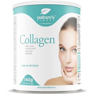 Nature's Finest by Nutrisslim Collagene in Polvere per Una Pelle, Capelli e Unghie Splendidi - Peptidi di Collagene Idrolizzato Bovino Tipo 2, Alto Assorbimento - Integratore Collagene Puro