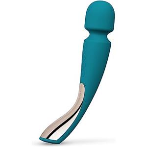 LELO SMART WAND 2 Medium Massaggiatore Wand, Massaggiatore per il Piacere e per Ridurre la Tensione, Magic Wand Impermeabile e Senza Fili. Vibratore Donna e Uomo Wireless, Ocean Blue