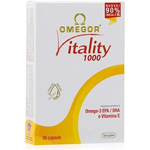 Omegor Omega 3 Olio di Pesce (30 Capsule) ‒ Integratore Omega 3 IFOS 5 Stelle - Omega3 in Forma Trigliceride con 800mg di EPA e DHA per Capsula ‒ Privo di Metalli Pesanti e Senza Retrogusto