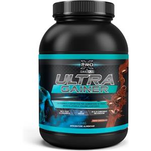 X PRO BY DAKI LABS Ultra Mass Gainer - Frullato di carboidrati | ISO Whey Protein con Avena, Magnesio e Maca | Alto contenuto calorico | 1,5 kg Gusto cioccolato