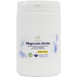 Benessence - Magnesio citrato in polvere solubile - Gusto Limone - 500g