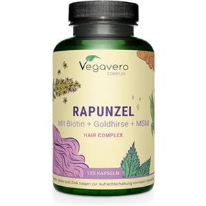 Vegavero Integratore per Capelli | Biotina, Zinco, Selenio e Vitamine B | Rinforzante Capelli | Per il Benessere di Capelli e Unghie | Vegan | 120 Capsule | Senza Additivi | No OGM | Vegavero®