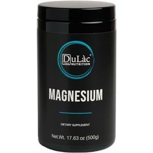 DULÀC FARMACEUTICI 1982 Dulàc - Magnesio Completo in Polvere - 450mg di Magnesio Puro per Dose - Made in Italy, Privo di Allergeni e OGM - Riduzione della Stanchezza, Maggiore Energia, Normale Funzione Psicologica - 500 gr