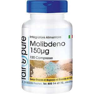 Fair & Pure® - Molibdeno 150µg - Molibdato di sodio vegano - 120 Compresse