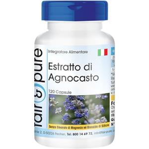 Fair & Pure® - Estratto di agnocasto con zinco - Vitex Agnus Castus - Vegan - 120 Capsule