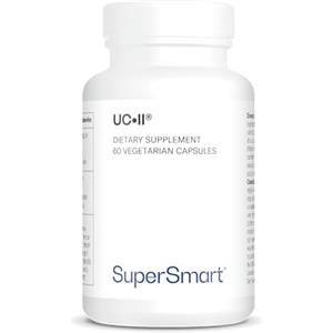 Supersmart UC II Collagen (tipo 2) - Forma di collagene di tipo 2 non denaturato - Mobilità articolare - Salute delle ossa e dei muscoli - Combatte la diminuzione del collagene - Senza glutine - Supersmart