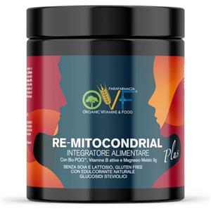 OVF Remitocondrial Polvere 420 g, Integratore a base di antiossidanti e vitamine del gruppo B nella forma biodisponibile, NAC e Glutatione. Promuove la longevità cellulare