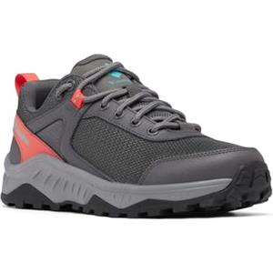 Columbia Trailstorm Ascend WP, Scarpe da trekking ed escursionismo a vita bassa Donna, Dark Grey/Red Coral , 40.5 EU