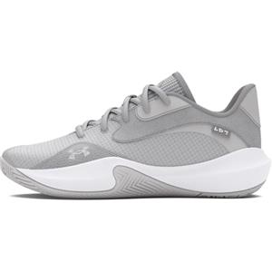 Under Armour UA Lockdown 7 Low, Scarpa da Basket Unisex-Adulto, Halo Gray/Distant Gray/Halo Gray, 39.5 EU