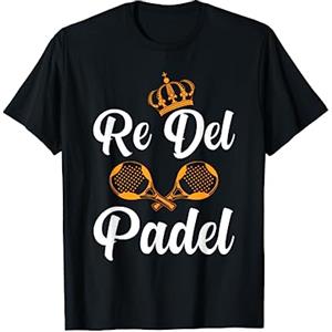 Padel Regali Divertenti Padelista Giocatori Padel Divertente Re Del Padel Maglietta