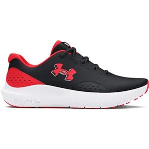 Under Armour UA W Charged Surge 4, Scarpa da Corsa Donna, Black Racer Red Racer Red, 40 EU