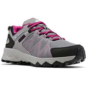 Columbia Peakfreak 2 Outdry, Scarpe da trekking ed escursionismo impermeabili a vita bassa Donna, Monument/Wild Fuchsia 2024 , 39 EU