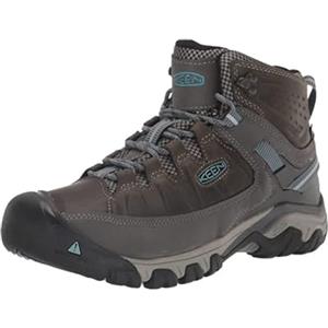 KEEN Targhee 3 Mid Waterproof, Scarpe da Escursionismo Donna, MAGNET/ATLANTIC BLUE, 37.5 EU