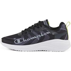 Champion Syphon Script Low, Sneakers Uomo, Nero/Limone (KK003), 46 EU