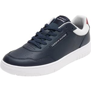 Tommy Hilfiger Uomo Sneakers Court Basket Core Lite Profilo Basso, Blu (Desert Sky), 42