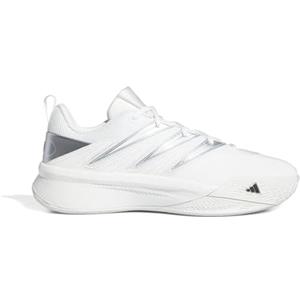 adidas Lillard Dame Certified 2 Low Trainers, Scarpe da Basket Unisex-Adulto, Core White/Core Black/Silver Met, 48 EU