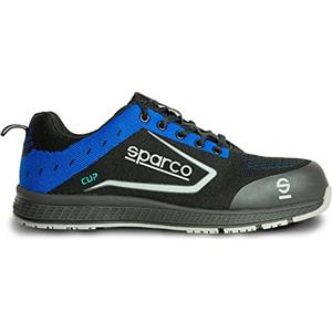 Sparco Scarpe Antinfortunistiche Leggere Cup S1P Ricard Nero/Azzurro Taglia 40 EU