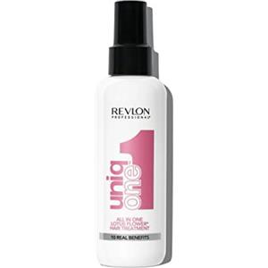 REVLON PROFESSIONAL UNIQONE LOTUS HAIR TREATMENT, Trattamento Idratante Senza Risciacquo, Trattamento Per Capelli, Fragranza Fiori di Loto - 150 ml