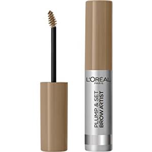 L'Oréal Paris Plump & Set by Brow Artist Mascara Sopracciglia, Formula Waterproof No Transfer, Sopracciglia Piene e Definite, Smudge-Proof, 101 Blonde